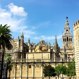 Famous Cathedral of Sevilla in Andalucia, Spain